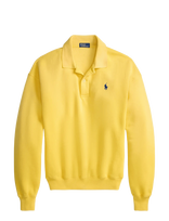 Polo Ralph Lauren - Polo-Collar Fleece Pullover - Polo marškinėliai - Geltona