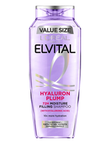 L'Oréal Paris - L'oréal Paris Elvital Hyaluron Plump Shampoo For Dehydrated Hair 400 Ml - Šampūnas - Nude