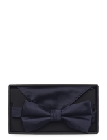 Lindbergh Black - Polyester Bow Tie - Peteliškė - Tamsiai mėlyna
