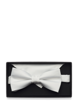 Lindbergh Black - Polyester Bow Tie - Peteliškė - Balta