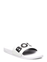 BOSS - Aryeh_Slid_Npvlg - Baseino šlepetės - Balta