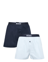 BOSS - 2P Boxer Shorts Ew - Bokseriai - Mėlyna