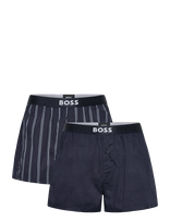 BOSS - 2P Boxer Shorts Ew - Bokseriai - Tamsiai mėlyna