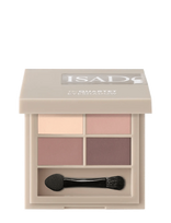 IsaDora - The Eyeshadow Quartet 01 Muddy Nudes - Akių šešėlių paletė - Marga / raštuota