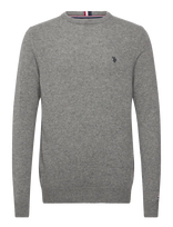 U.S. Polo Assn. - Ketil Reg Lw Uspa M Knit - Apvalios apykaklės megztinis - Pilka