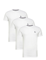 U.S. Polo Assn. - Uspa T-Shirt Arjun 3-Pack - Marškinėliai trumpomis rankovėmis - Balta