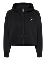 Adidas By Stella McCartney - Asmc Cro Hoodie - Sportinis džemperis su gobtuvu - Juoda