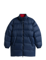 Tommy Jeans - Tjm Essential Down Parka Ext - Parka stiliaus striukė - Tamsiai mėlyna