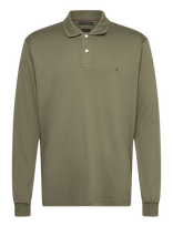 Tommy Hilfiger - L/S Liquid Cotton Reg Polo - Marškinėliai ilgomis rankovėmis - Chaki spalva