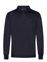 Tommy Hilfiger - L/S Liquid Cotton Reg Polo - Marškinėliai ilgomis rankovėmis - Tamsiai mėlyna