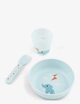 Done By Deer - Foodie First Meal Set Playground Blue - Vakarienės rinkiniai - Mėlyna