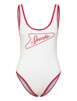 Speedo - Solid Bound Scoop One Piece - Sportinis maudymosi kostiumėlis - Balta