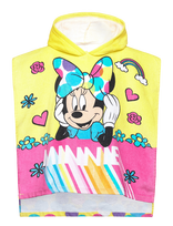 Minnie Mouse - Poncho Minnie 787 - 50X100 Cm - Vonios pončas - Marga / raštuota