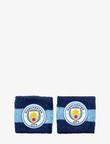 Joker - Wrist Band Twin Pack Manchester City - Futbolo įranga - Marga / raštuota