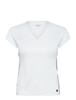 Björn Borg - Ace V-Neck T-Shirt - Sportiniai marškinėliai - Balta