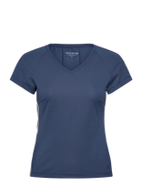 Björn Borg - Ace V-Neck T-Shirt - Sportiniai marškinėliai - Tamsiai mėlyna