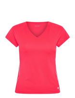 Björn Borg - Ace V-Neck T-Shirt - Sportiniai marškinėliai - Rožinė