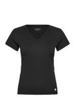 Björn Borg - Ace V-Neck T-Shirt - Sportiniai marškinėliai - Juoda
