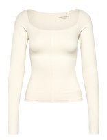 Björn Borg - Studio Ballerina Long Sleeve - Sportiniai marškinėliai ilgomis rankovėmis - Kreminė spalva