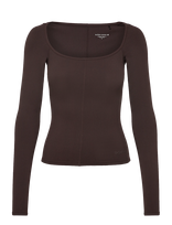 Björn Borg - Studio Ballerina Long Sleeve - Sportiniai marškinėliai ilgomis rankovėmis - Ruda