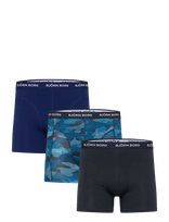 Björn Borg - Cotton Stretch Boxer 3P - Bokseriai - Mėlyna