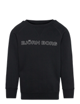 Björn Borg - Borg Essential 3 Sweatshirt - Megztinis - Juoda