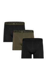 Björn Borg - Cotton Stretch Boxer 3P - Bokseriai - Juoda