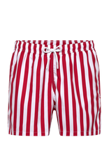 Björn Borg - Borg Print Swim Shorts - Šortai - Raudona