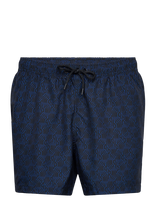 Björn Borg - Borg Print Swim Shorts - Šortai - Tamsiai mėlyna