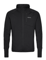 Björn Borg - Borg Performance Mid Layer Hood - Sportinis džemperis su gobtuvu - Juoda