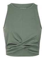 Björn Borg - Studio Cross Tank Top - Sportinė palaidinė be rankovių - Chaki spalva