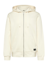 Björn Borg - Centre Zip Hoodie - Sportinis džemperis su gobtuvu - Kreminė spalva