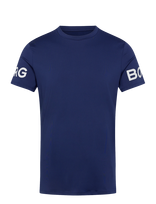 Björn Borg - Borg T-Shirt - Sportiniai marškinėliai - Tamsiai mėlyna