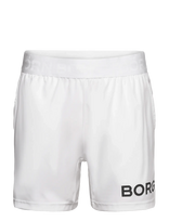 Björn Borg - Borg 6" Shorts - Treniruočių šortai - Balta