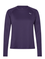 PUMA - W Run Velocity Long Sleeve (Poly) - Sportiniai marškinėliai ilgomis rankovėmis - Violetinė