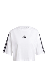 Adidas Sportswear - W 3S Sj Tlr T - Sportinė palaidinė trumpomis rankovėmis - Balta