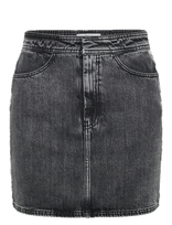 Gestuz - Zuvagz Short Skirt - Džinsinis sijonas - Pilka