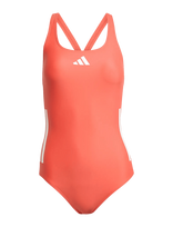 Adidas Sportswear - 3S Bld Swimsuit - Sportinis maudymosi kostiumėlis - Oranžinė
