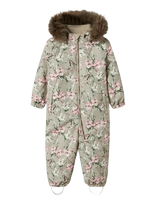 Name It - Nmfsnow10 Suit Aop Fo Noos - Slidinėjimo kombinezonai ir komplektai - Žalia