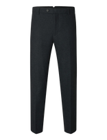 Selected - Slmslim-Reed Wool Trs Noos - Klasikinės kelnės - Tamsiai mėlyna