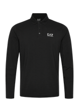 EA7 - Polo Shirt - Marškinėliai ilgomis rankovėmis - Juoda