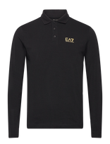 EA7 - Polo Shirt - Marškinėliai ilgomis rankovėmis - Juoda