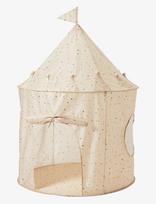3 Sprouts - 3 Sprouts Play Tent, Terrazzo Almond - Žaislinė palapinė - Kreminė spalva