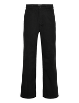Fat Moose - Dereck Cotton Pants - Laisvalaiko marškiniai - Juoda