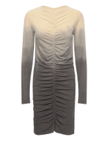 Rabens Saloner - Flow Gather Short Dress - Isja - Trumpa suknelė - Smėlio