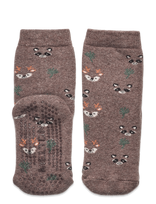 Melton - Forest Sock Anti-Slip Let's Go - Neslystančios kojinės - Ruda