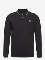 Lee Jeans - Ls Pique Polo - Marškinėliai ilgomis rankovėmis - Juoda