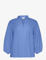 Kaffe Curve - Kclinna Blouse - Marškinėliai ilgomis rankovėmis - Mėlyna