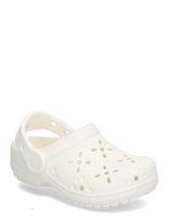 Crocs - Classic Floral Cut Out Clog T - Klumpės - Balta