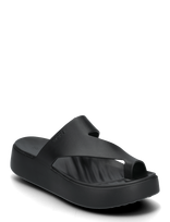 Crocs - Getaway Platform Toe Loop - Baseino šlepetės - Juoda